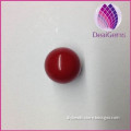 16mm red round half hole natural shell pearls beads for earring making